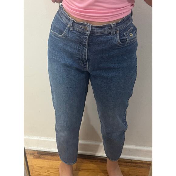 VTG Gloria Vanderbilt size 12 RUNS SMALL medium wash blue jeans mom jeans - Picture 6 of 12